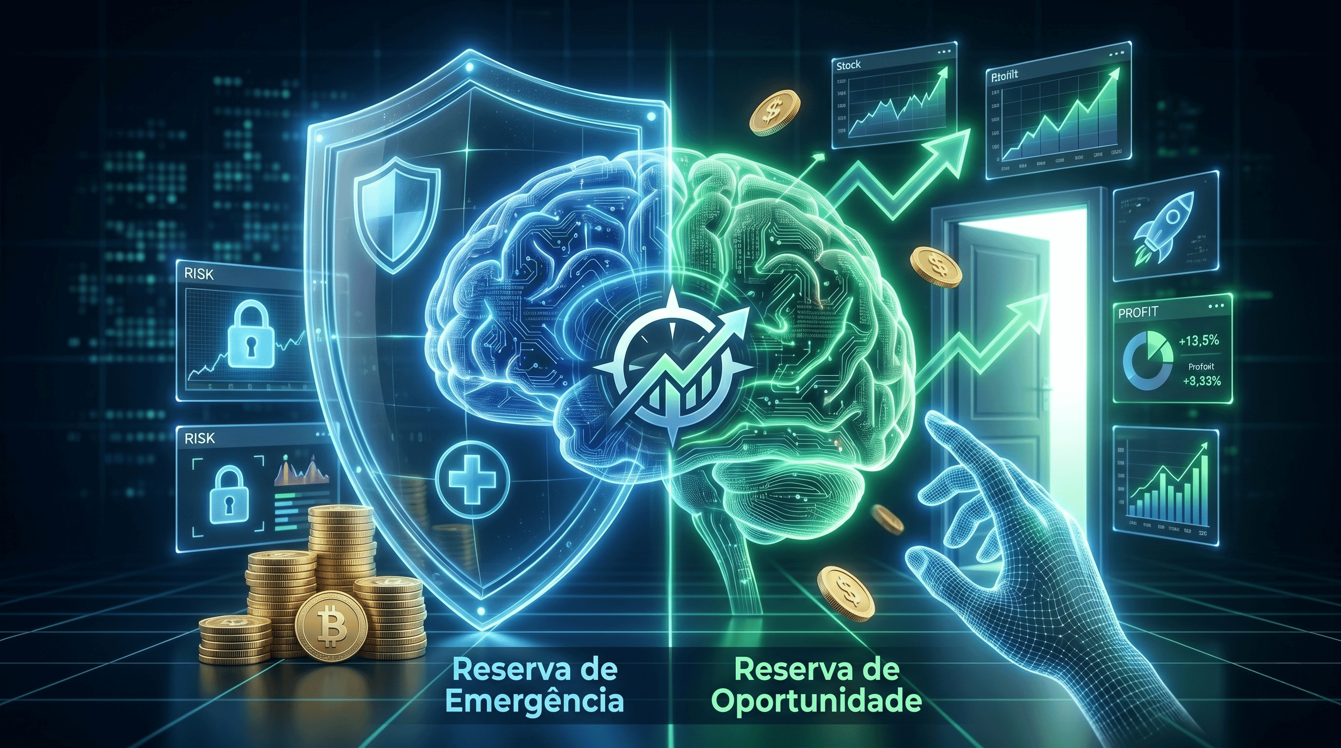 Reserva de Oportunidade vs. Reserva de Emergência: Entenda a diferença.